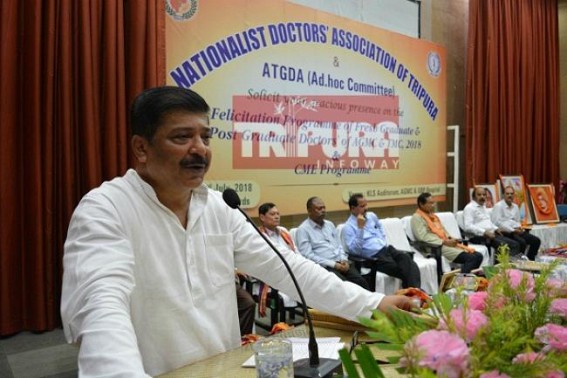 â€˜Young doctors of Tripura are the pillar of development of health scenarioâ€™, says Health Minister